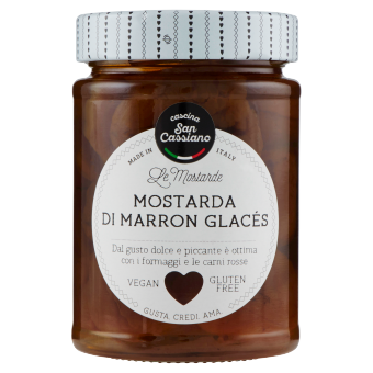 Mostarda di Marron Glaces- Frutti Interi - Cascina S. Cassiano